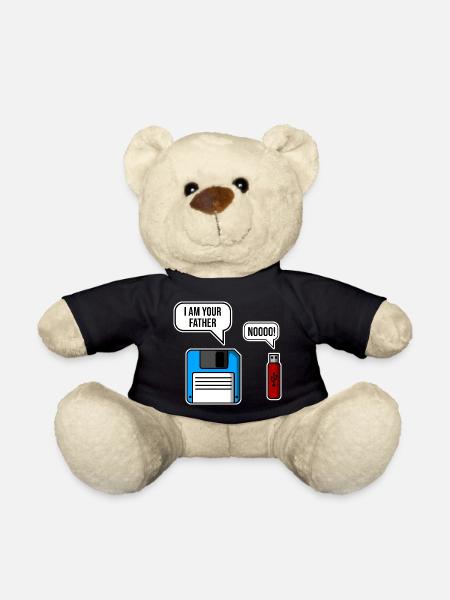 Retro Tech Vater Enthüllung - Teddy - Schwarz