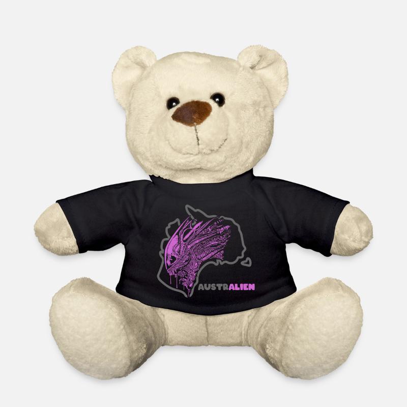 Australia (Alien Edition) - Teddy Bear - black