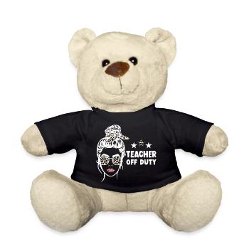 Teacher Off Duty Lehrer außer Dienst - Teddy - Schwarz - Vorne