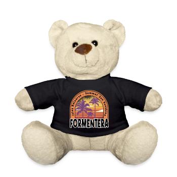 Formentera Sommer Sonne Strand Meer Palmen Urlaub - Teddy - Schwarz - Vorne