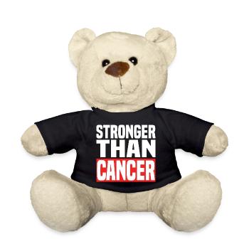 Stronger Than Cancer - Teddy - Schwarz - Vorne