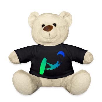 Kitesurfer Kitesurf Kiten Kitesurfing Women - Teddy Bear - black - Front