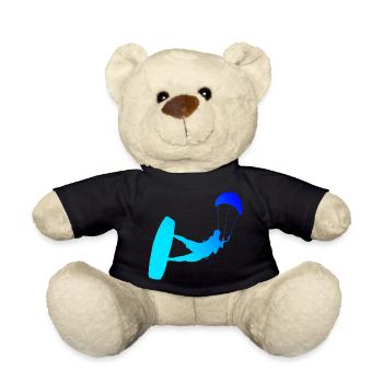 Kitesurf kitesurf kitesurf hommes kitesurfers - Nounours - noir - Devant