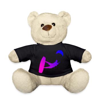 Kitesurf Hommes Kitesurf Femmes Kitesurfer - Nounours - noir - Devant
