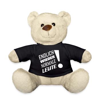 Endlich wieder normale Leute - Teddy - Schwarz - Vorne