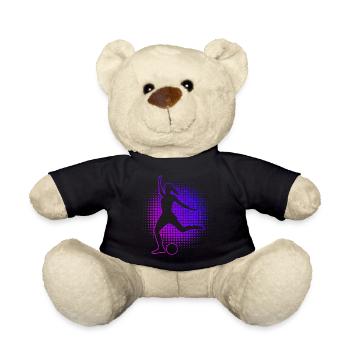 Football players Footballers Football matches - Teddy Bear - black - Front