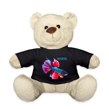 Siamese fighting - Teddy Bear - black - Front