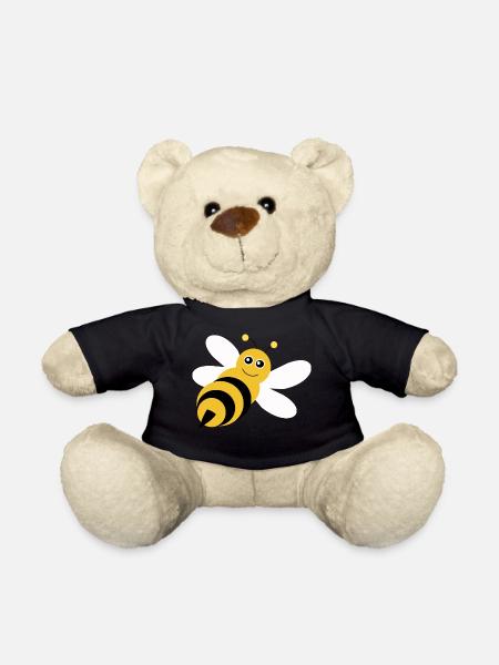 Biene Bienen Imker Geschenk Weihnachten - Teddy - Schwarz