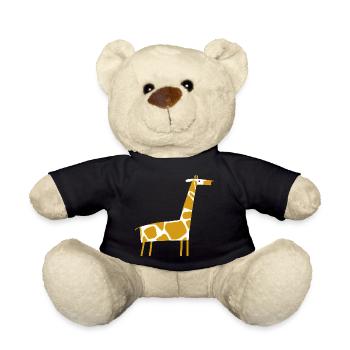 Giraffe illustration - Nounours - noir - Devant