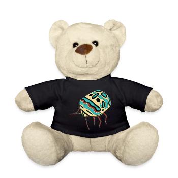 Multicolored insect - Teddy Bear - black - Front