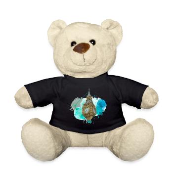 London England UK Stadt Skyline Splash Bunt - Teddy - Schwarz - Vorne