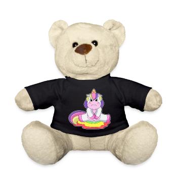 Einhorn Toilette - Teddy - Schwarz - Vorne