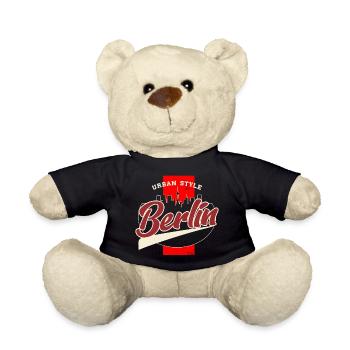 Berlin Urban Style Retro Font - Teddy Bear - black - Front