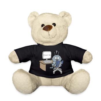 I m not a Robot - Teddy - Schwarz - Vorne
