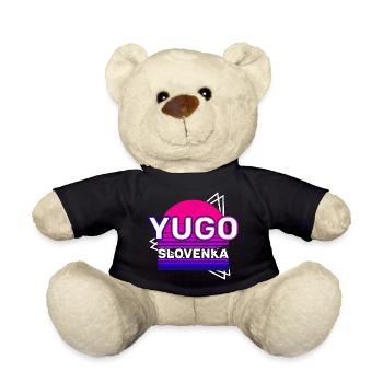 Jugoslavija Yugoslavia Jugo Tito SFRJ Jugoslawien - Teddy Bear - black - Front