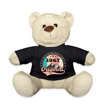 Geburtstagsgeschenk 1967 Frauen | Jahrgang 1967 - Teddy - Schwarz - Vorne