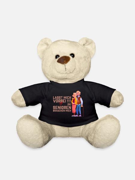 Vorbei Senioren brauchen Pfleger - Teddy - Schwarz
