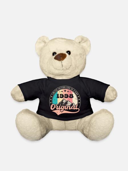 Cadeau Anniversaire 1998 Femme | Née en 1998 - Nounours - noir