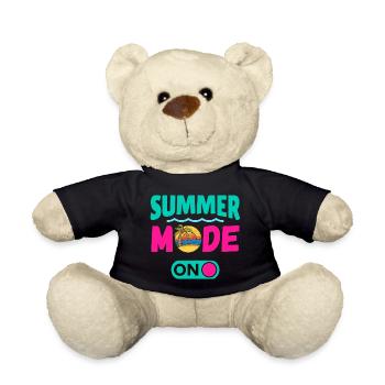 Summer Mode On - Teddy Bear - black - Front