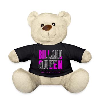 Billard Königin - Teddy - Schwarz - Vorne