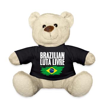 Cool Brazilian Martial Arts Luta Livre For - Teddy Bear - black - Front