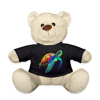 Tortue marine - Nounours - noir - Devant