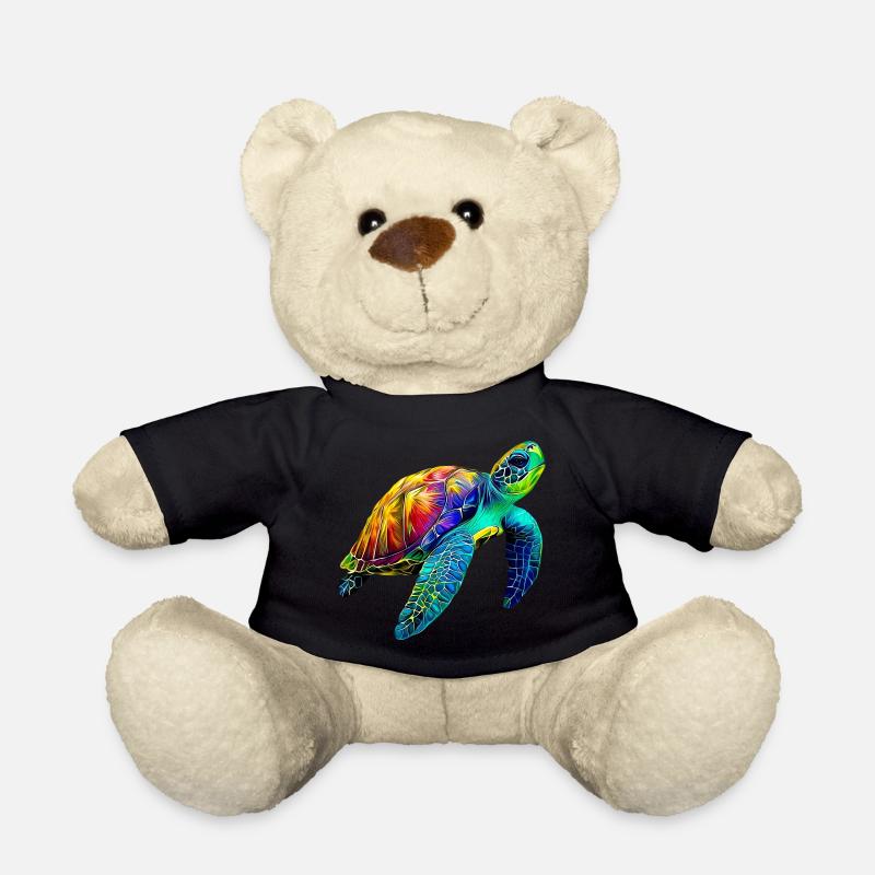 Meeresschildkröte - Teddy - Schwarz