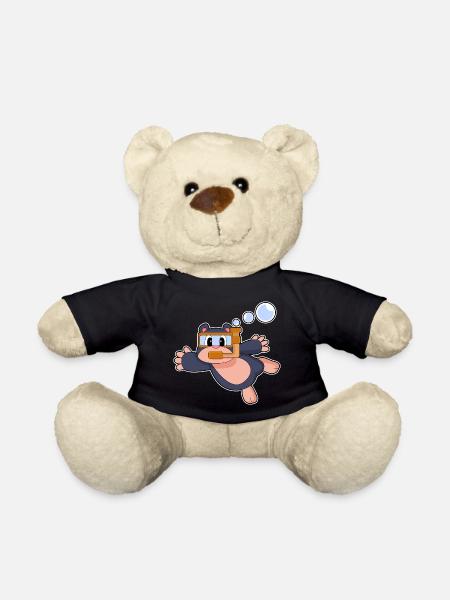 Mole Diver Snorkel Plongée - Nounours - noir