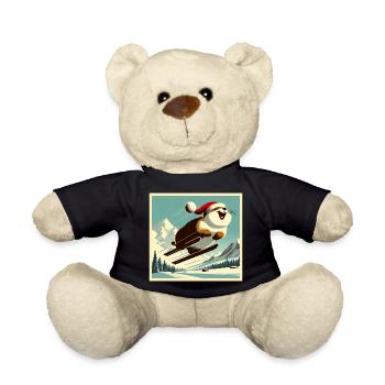 Marmotte Ski Vintage - Nounours - noir - Devant