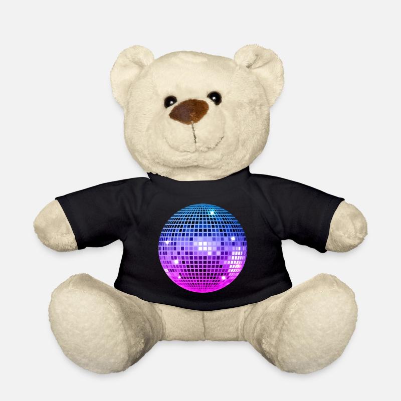 Premium Trendy Disco Ball - Teddy Bear - black