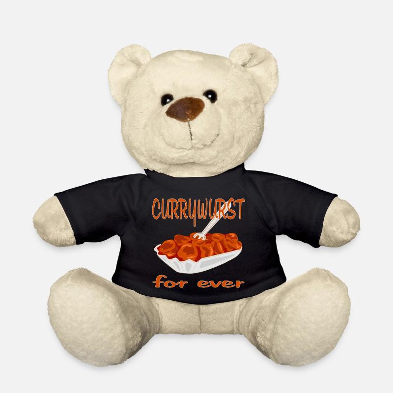 La currywurst est délicieuse - Nounours - noir