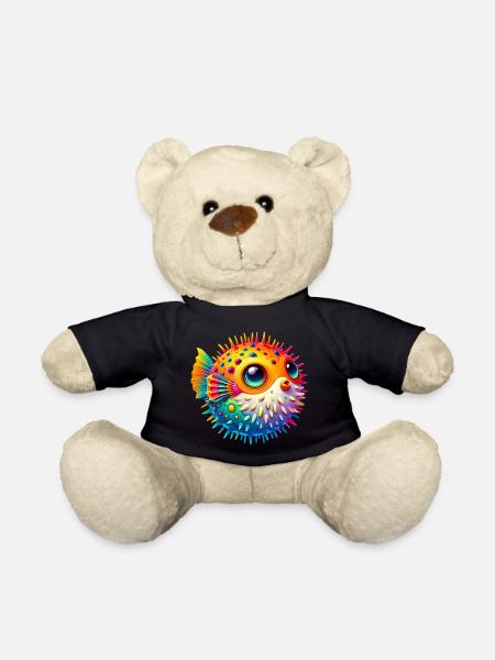 Kugelfisch - Teddy - Schwarz