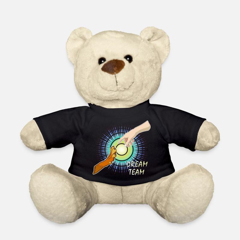 Hundepfote Menschenarm Dream Team - Teddy - Schwarz
