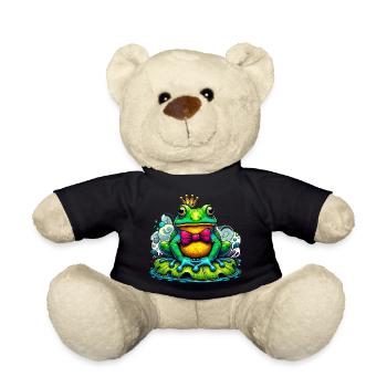 Grenouille à la couronne du roi - Nounours - noir - Devant