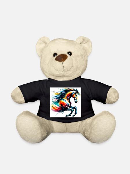 Pferd - Teddy - Schwarz