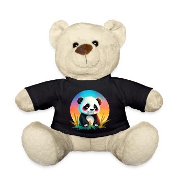 Ein süßes Panda Bär a cute baby Panda Bear - Nounours - noir - Devant
