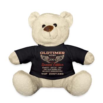 20. Geburtstag Oldtimer März Jahrgang 2004 - Teddy - Schwarz - Vorne