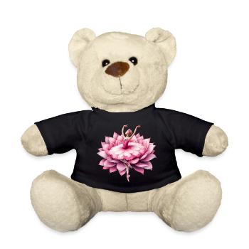 Ballet dancer with tutu - Teddy Bear - black - Front