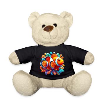 Clownfish - Teddy Bear - black - Front