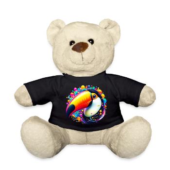 Toucan - Teddy Bear - black - Front