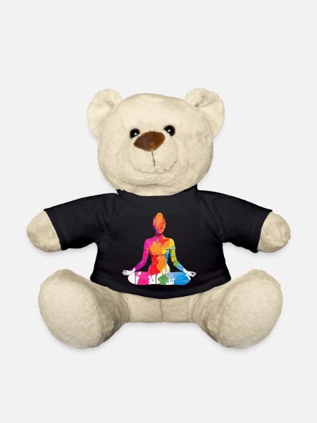 BUDDHISMUS MEDITATION MEDITIEREN YOGA - Teddy - Schwarz