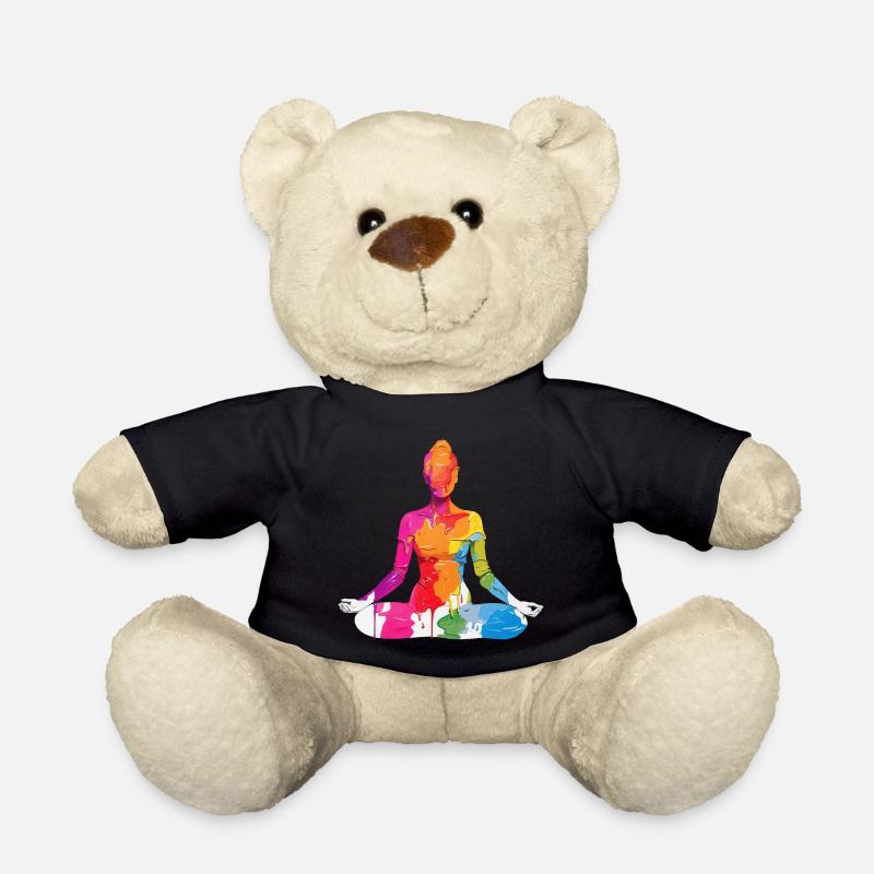 BUDDHISMUS MEDITATION MEDITIEREN YOGA - Teddy - Schwarz
