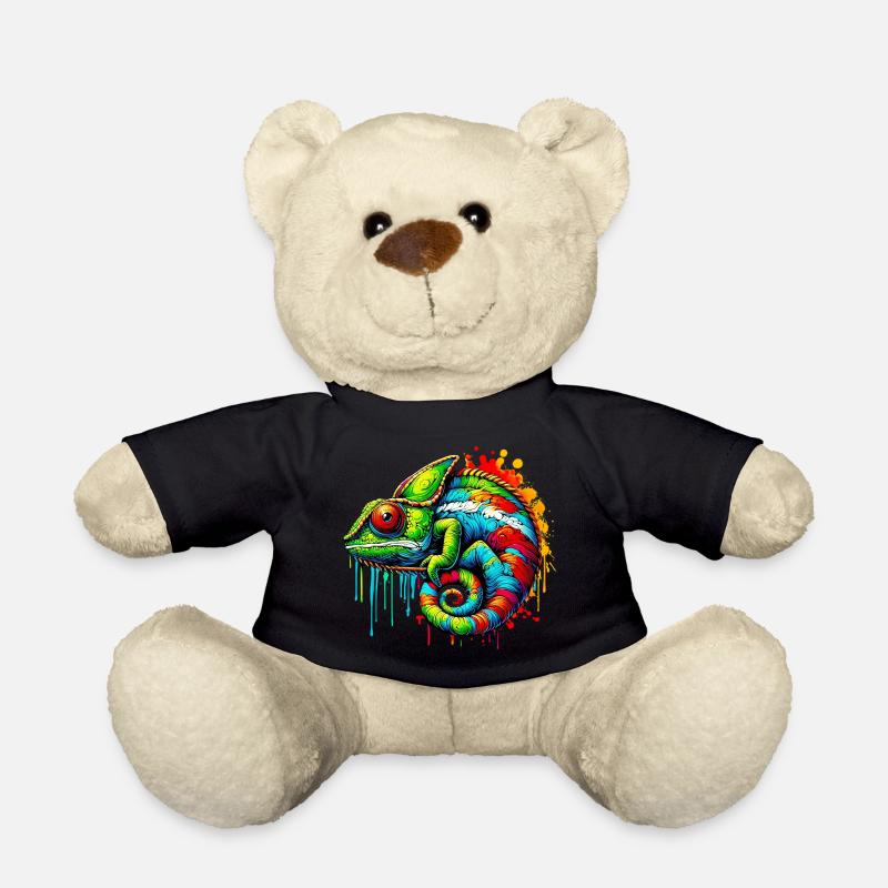 Chamäleon - Teddy - Schwarz