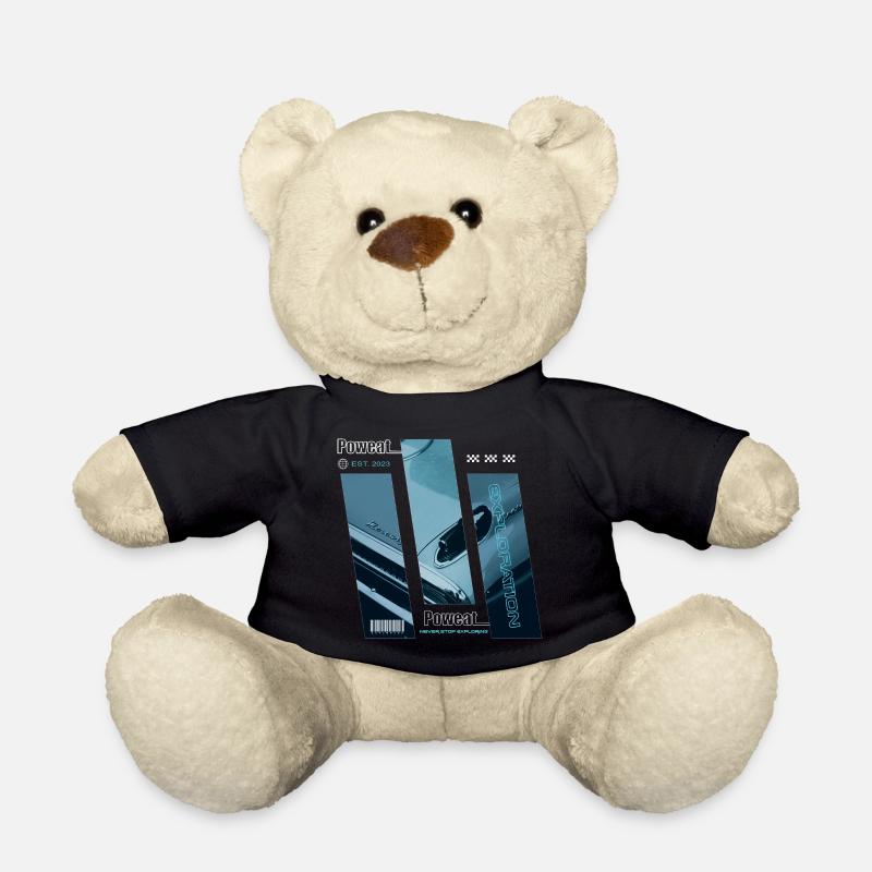 Never Stop Exploring - Teddy - Schwarz