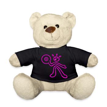 rave DJ - Teddy Bear - black - Front