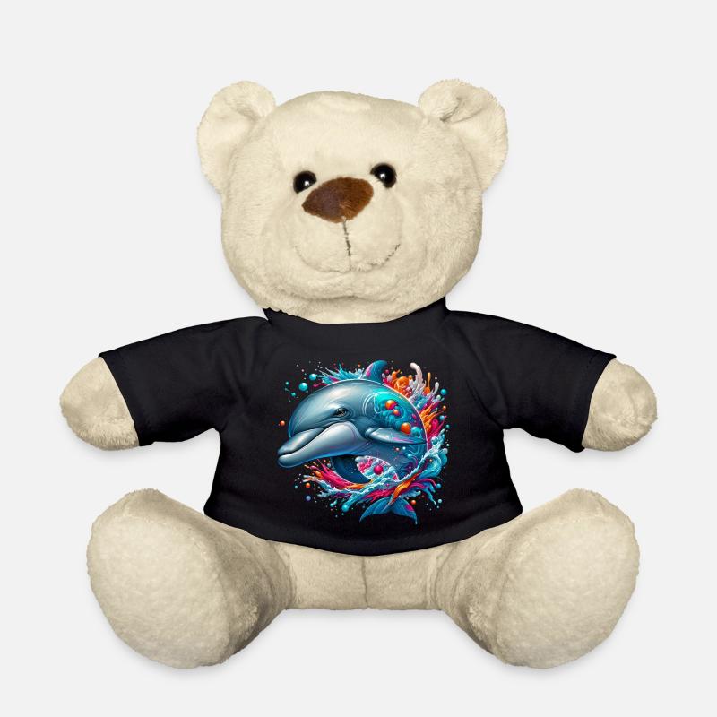Delfin - Teddy - Schwarz