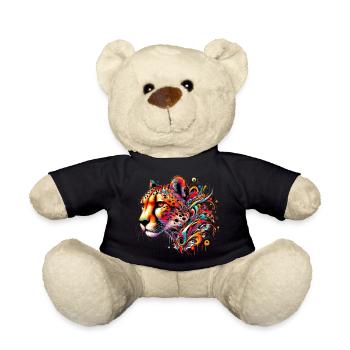 Cheetah - Teddy Bear - black - Front