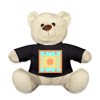  Farbenspiele Muster Design - Teddy - Schwarz - Vorne