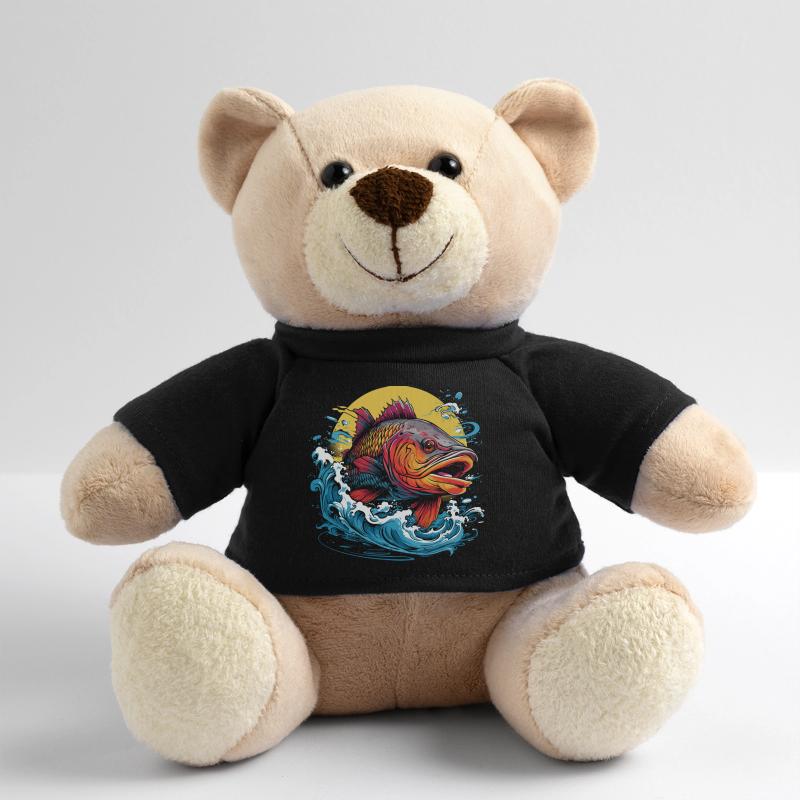 Fischerei Illustration Teddy