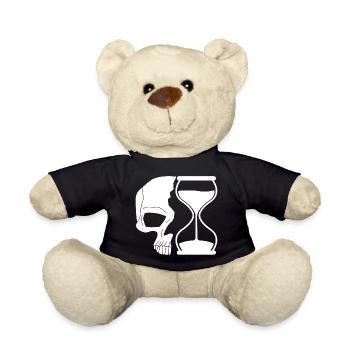 Death and time - Teddy Bear - black - Front